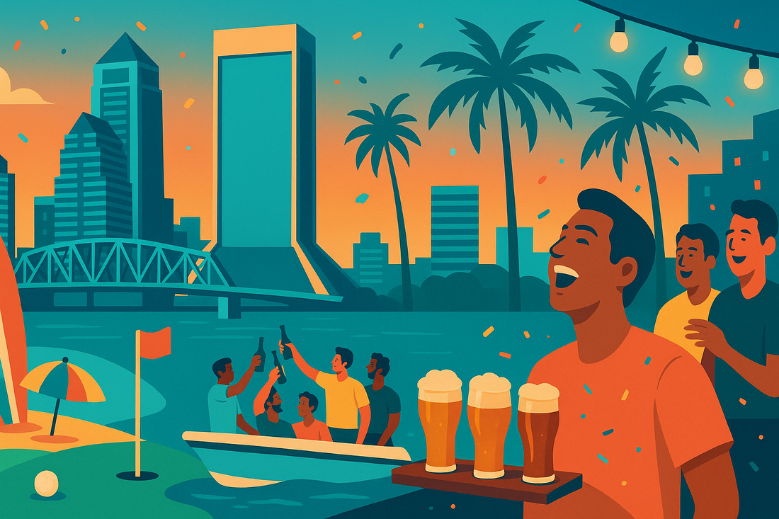 Bachelor Party in Jacksonville, Florida: The Ultimate Playbook (Beaches, Boats, Golf, Breweries and Big Nights)