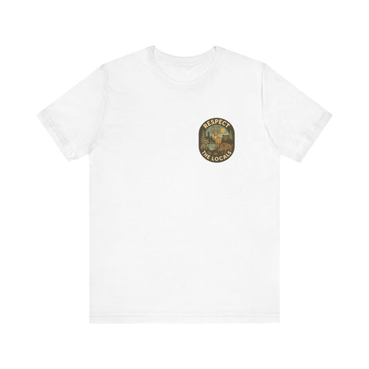 Respect The Locals Surf Tee | Get Yours Now | Jax Humor