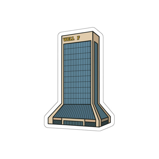 Wells Fargo Building Sticker | Get Yours | Jax Humor