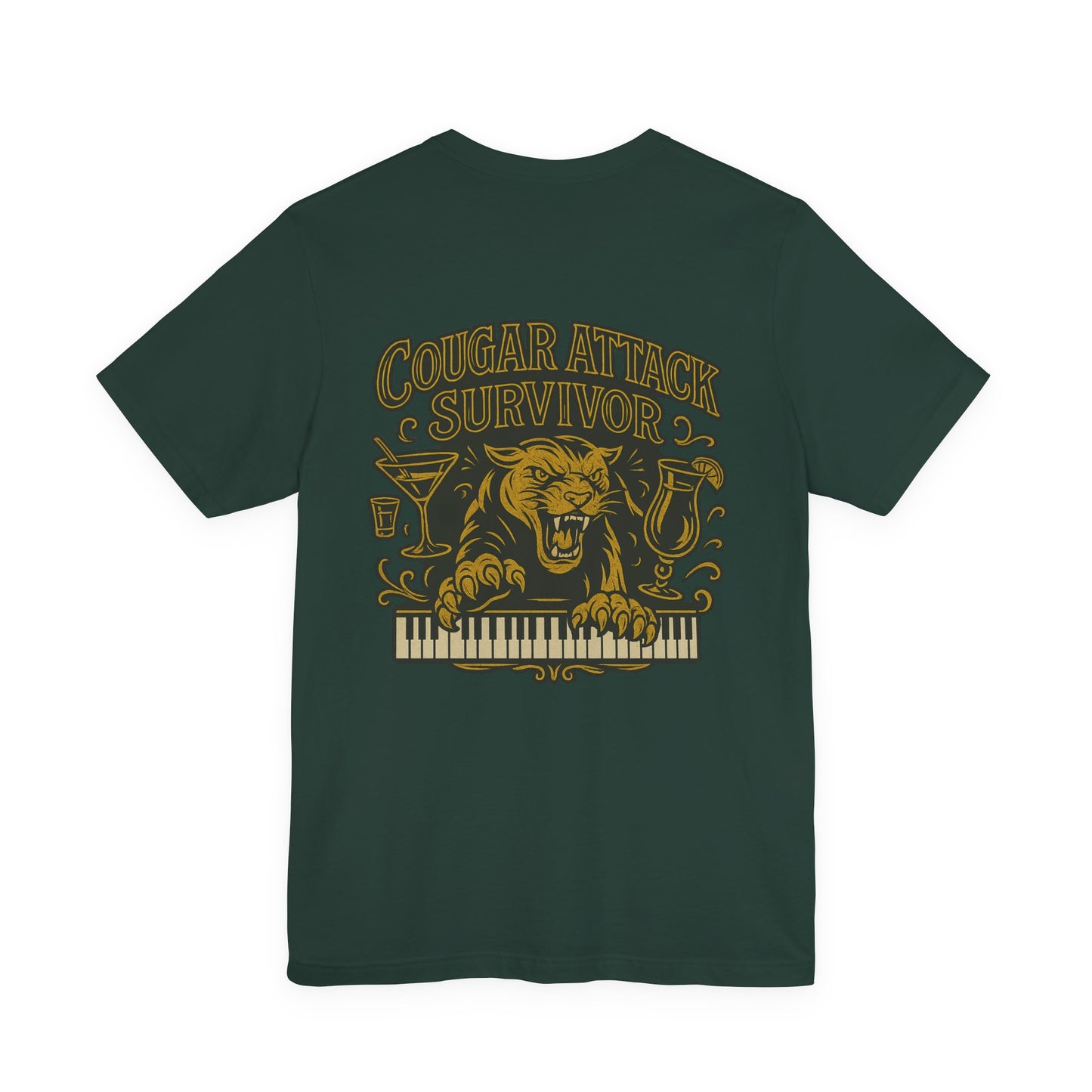 Ragtime Tavern Cougar Survivor Shirt | Wear Yours Today | Jax Humor