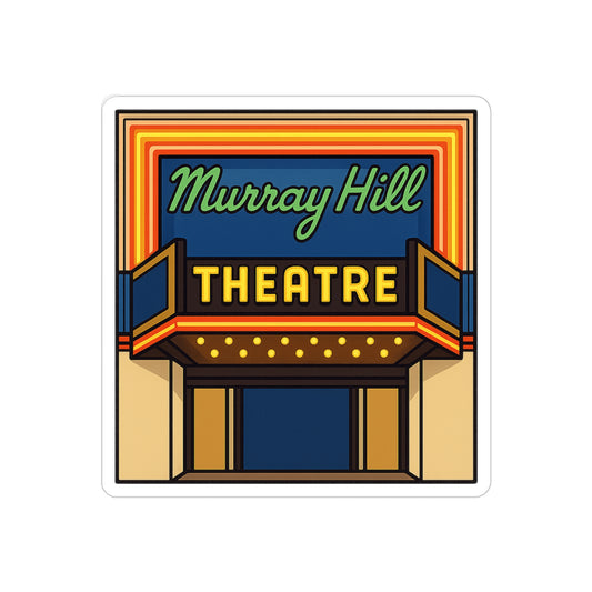 Murray Hill Theatre Sticker | Get Yours | Jax Humor