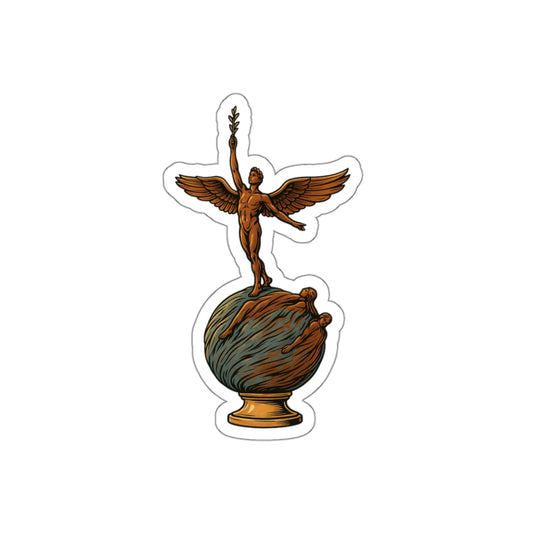 Memorial Park Life Sculpture Sticker | Get Yours | Jax Humor