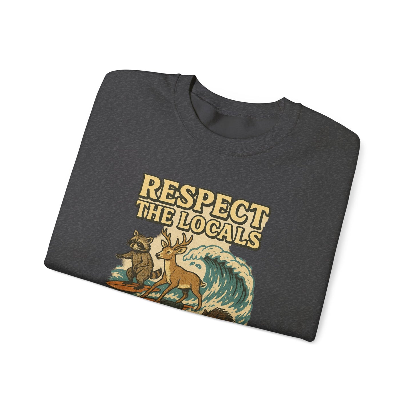 Respect the Locals: Surfs Up Sweater | Wear It Now | Preserve Wildlife | Jax Humor