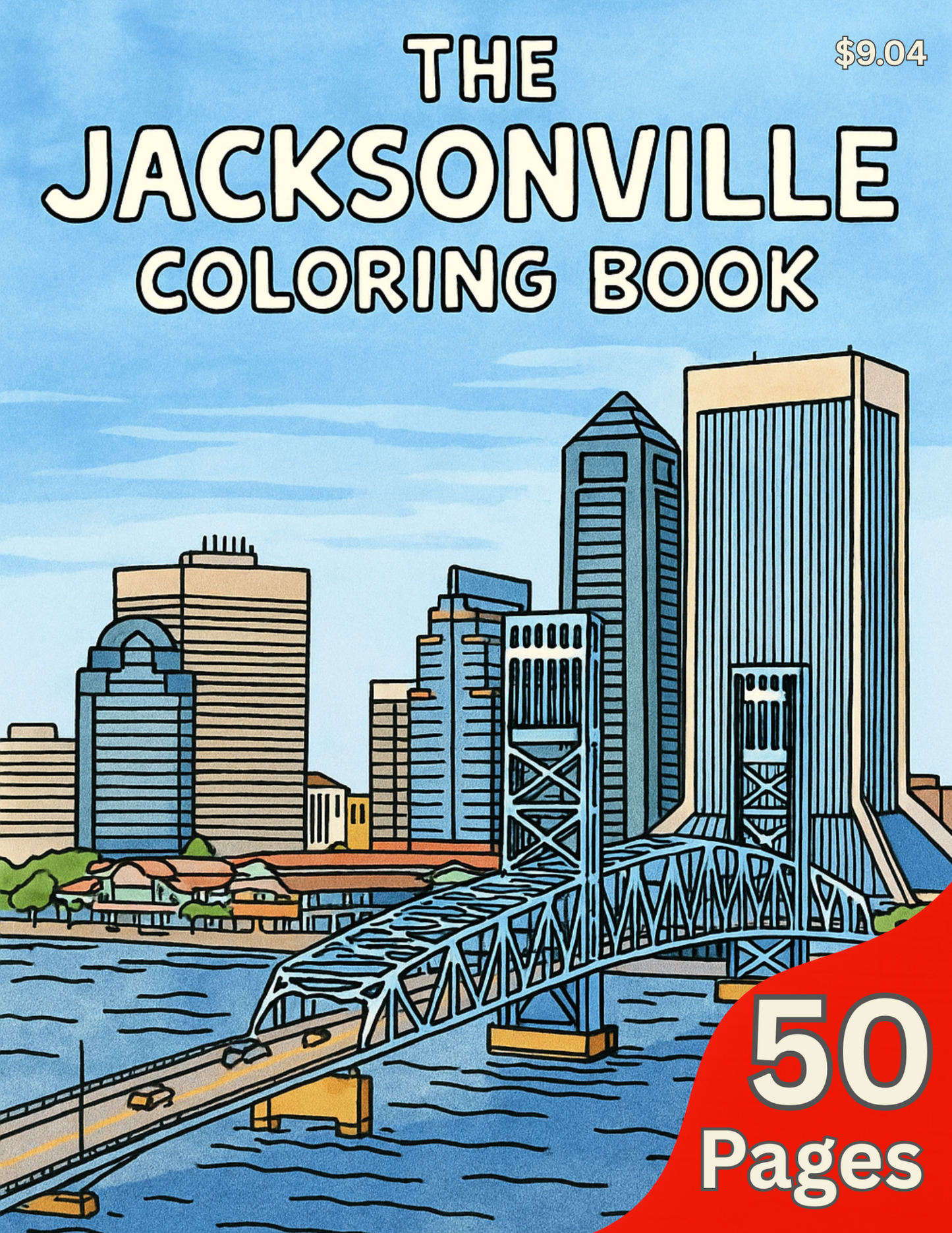 Jacksonville Coloring Book (Get it through Amazon)