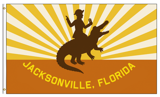 Premium Jacksonville Humor Flag | Double Sided 3' X 5' | Outdoor