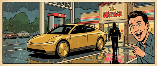 A Tesla Cybercab Showed Up at a Jacksonville Wawa