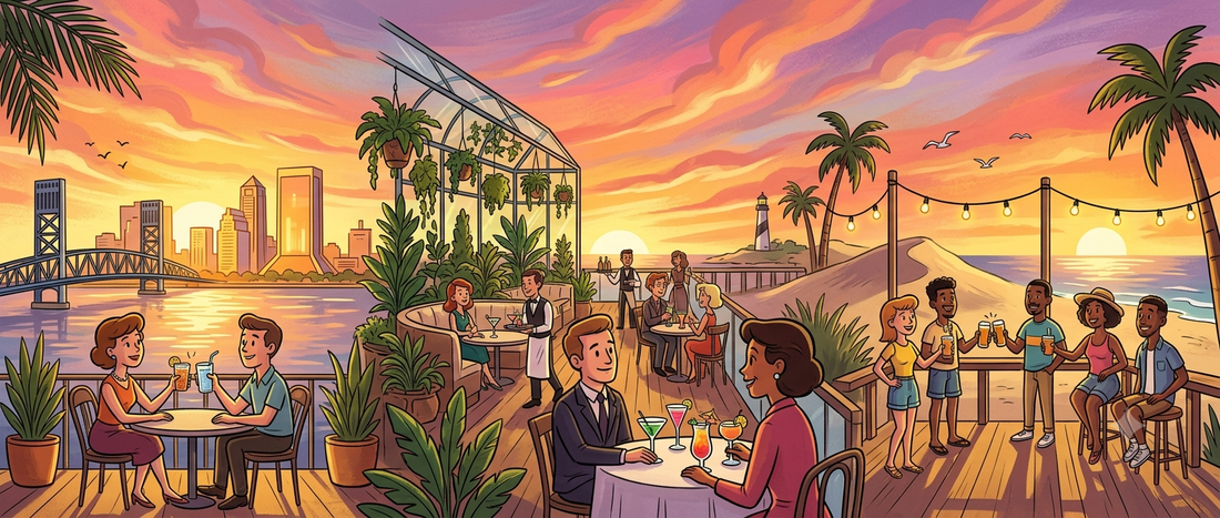 Best Rooftop Bars in Jacksonville for Sunset Drinks