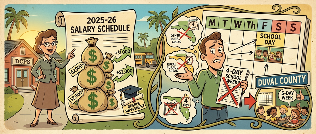 Duval County Teacher Pay and the 4-Day School Week Question