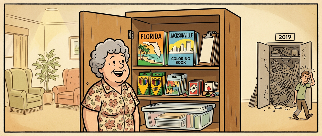 How to Stock Your Senior Living Activity Closet for Under $200