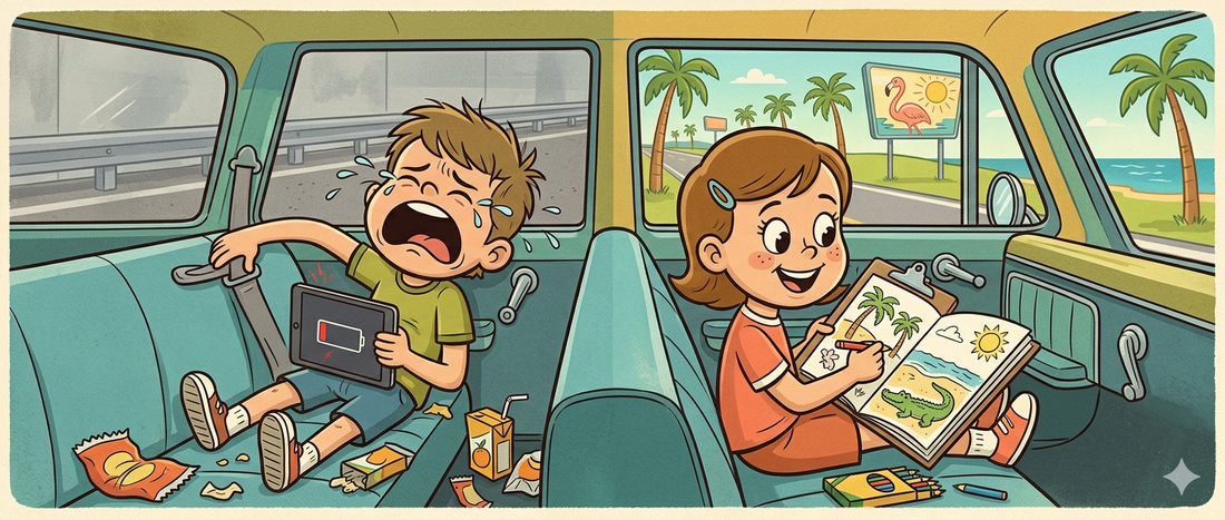 The Best Screen-Free Florida Road Trip Activity for Kids