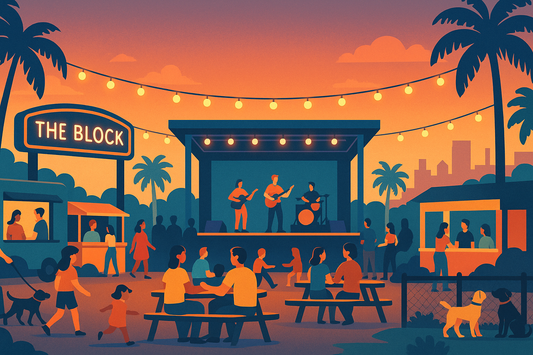 The Block Jax: Jacksonville’s New Outdoor Food Hall, Live Music & Dog-Friendly Hub