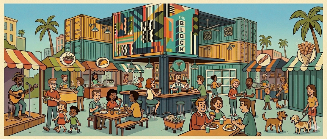 What's "The Block Jax"? Jacksonville's Food Hall Explained