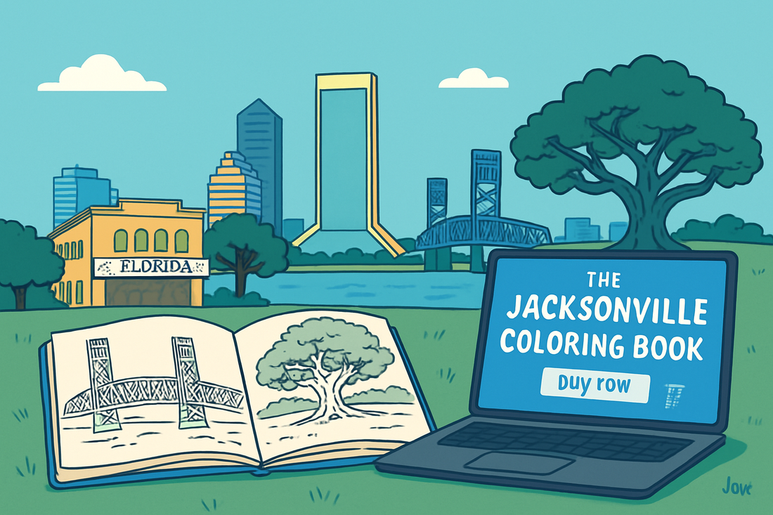 Where Can I Buy a Jacksonville-Themed Coloring Book Online?