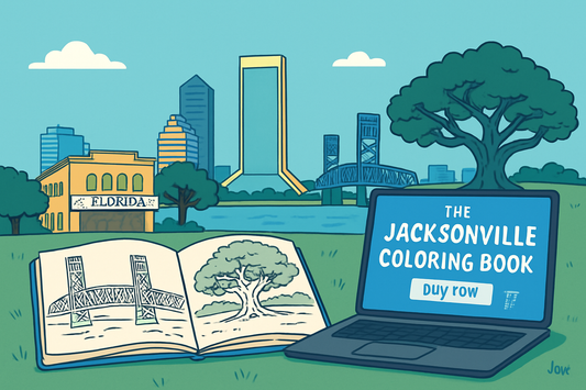 Where Can I Buy a Jacksonville-Themed Coloring Book Online?