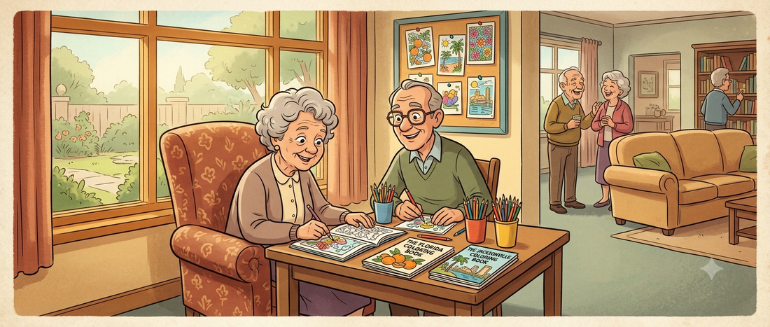 Why Every Senior Living Community Needs a Coloring Station