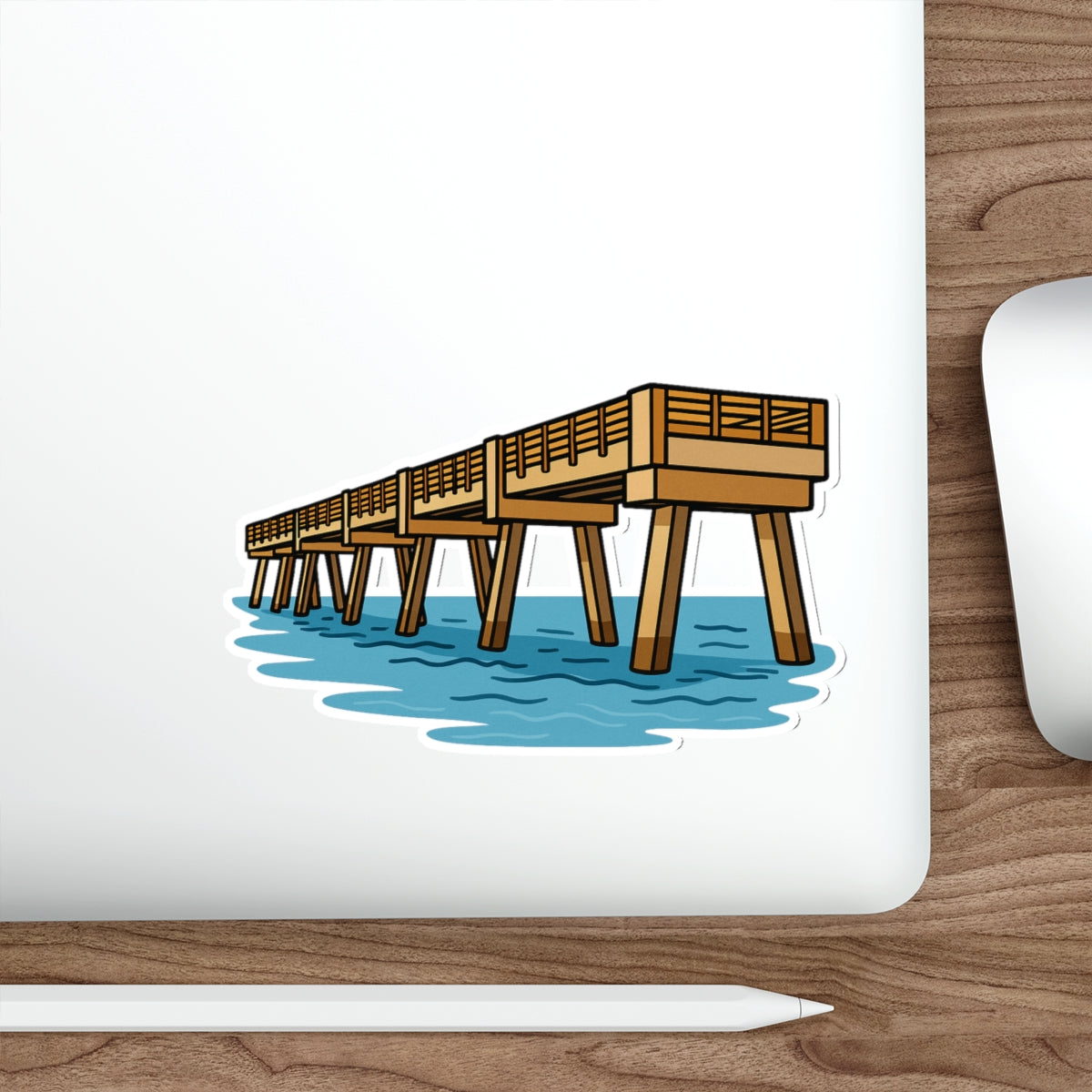 Jacksonville Beach Pier Sticker | Get Yours | Jax Humor