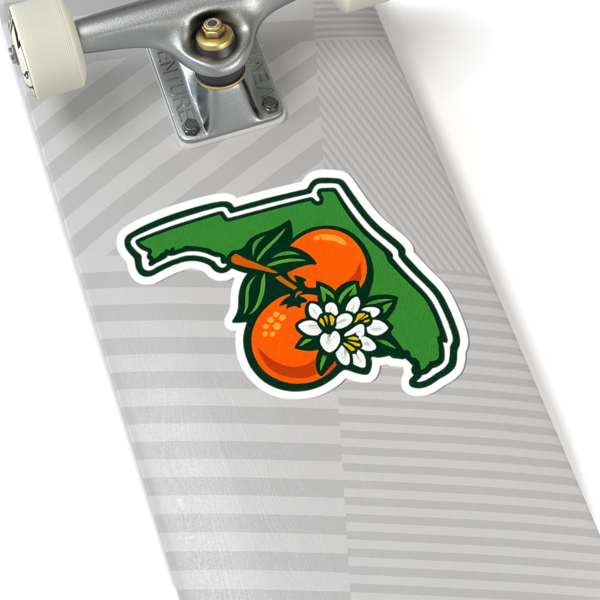 Florida Orange State Sticker | Kiss-Cut Vinyl Decal | Get Yours | Jax Humor