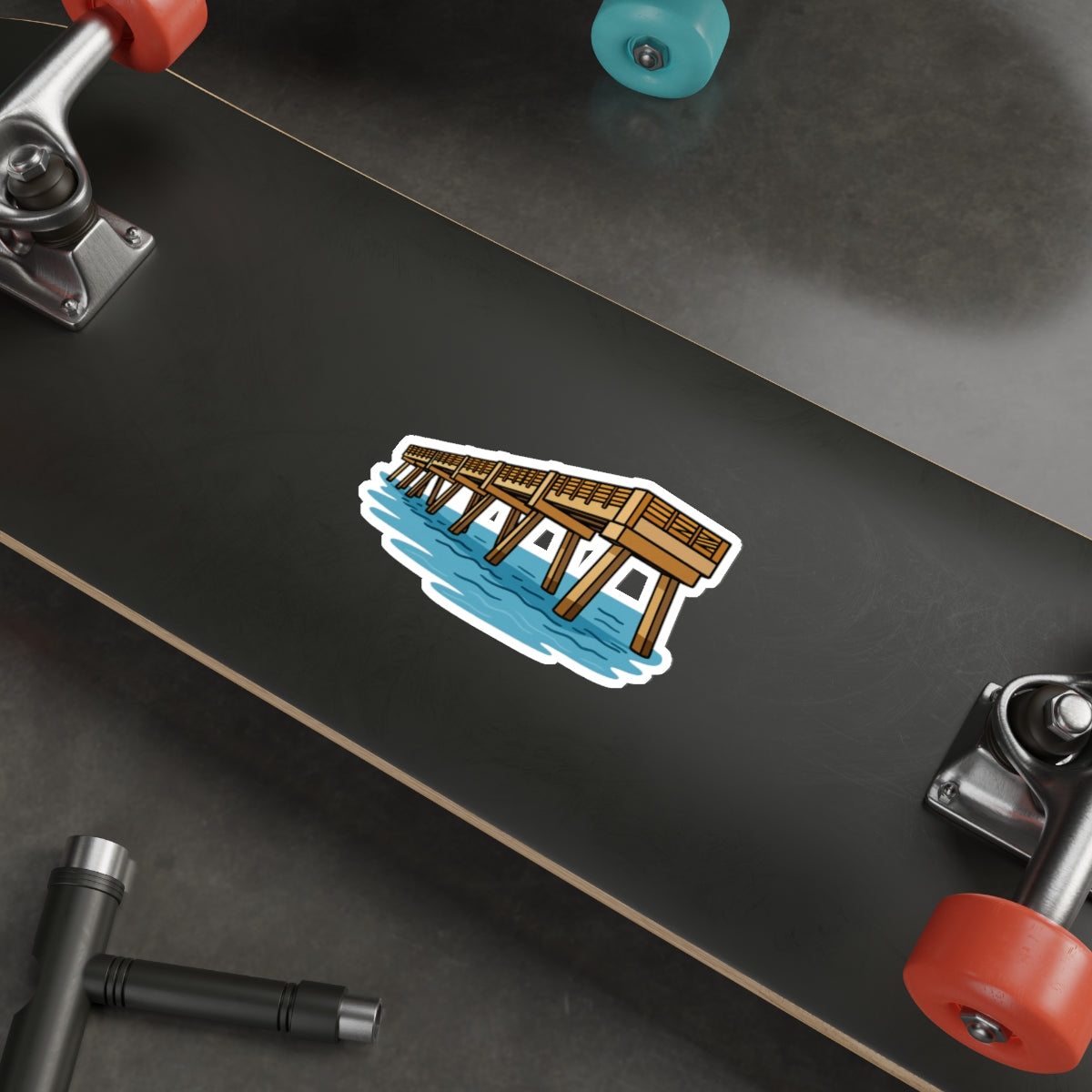Jacksonville Beach Pier Sticker | Get Yours | Jax Humor