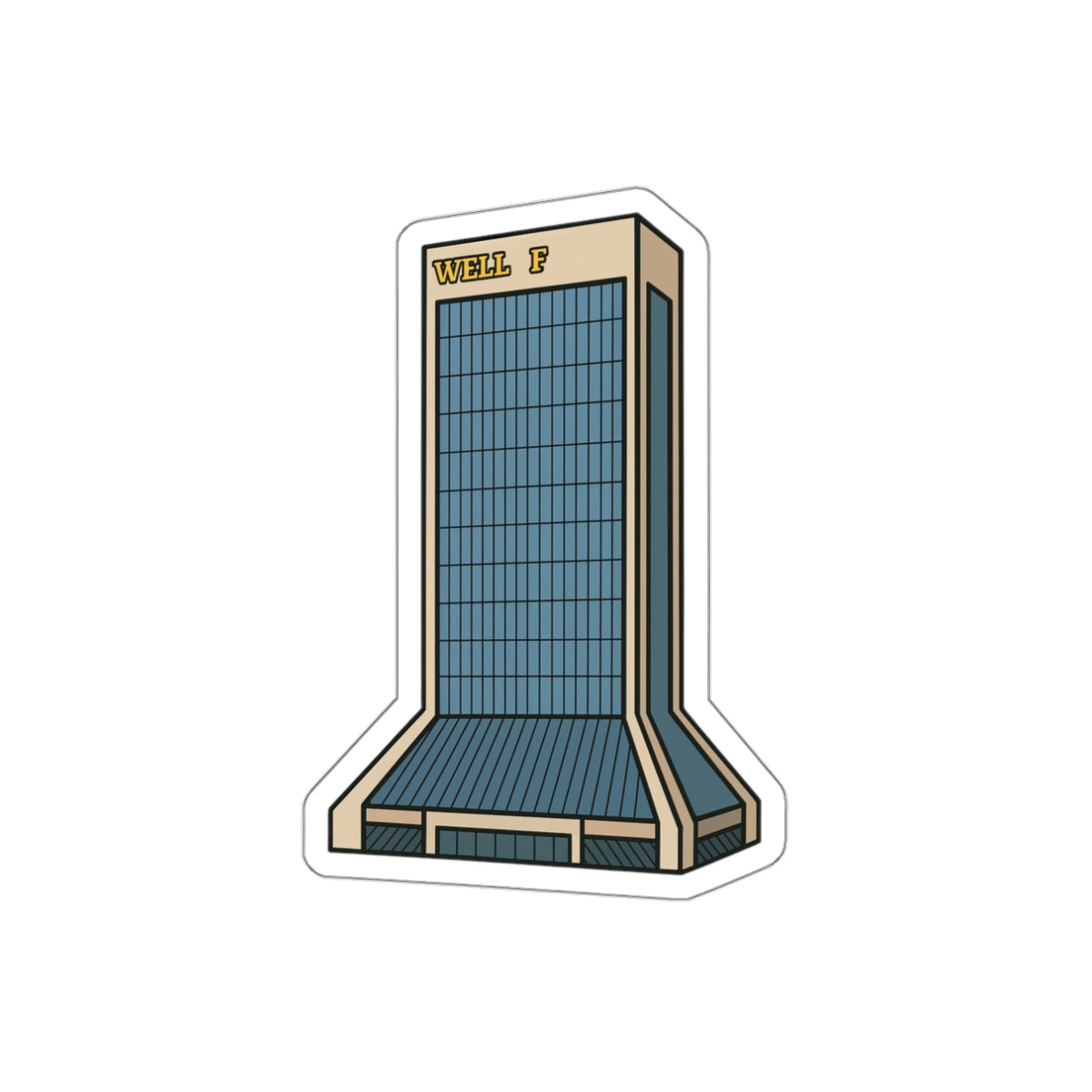 Wells Fargo Building Sticker | Get Yours | Jax Humor