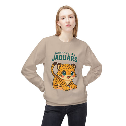 Tiny Roar Fleece Crewneck Sweatshirt | Jacksonville Jaguars Game-Day | Wear It Now | Jax Humor