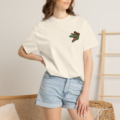 Jacksonville Rodeo w/ Front Logo T-Shirt: Vintage Cowboy & Alligator Rodeo Graphic Tee