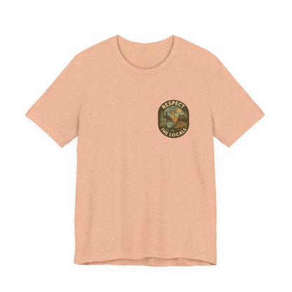 Respect The Locals Surf Tee | Get Yours Now | Jax Humor
