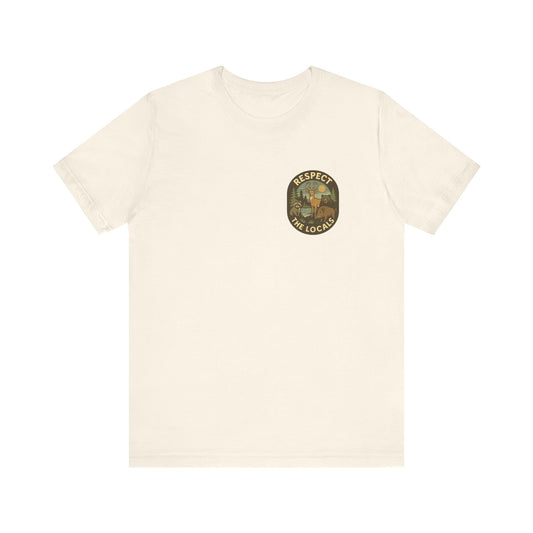 Respect The Locals Surf Tee | Get Yours Now | Jax Humor