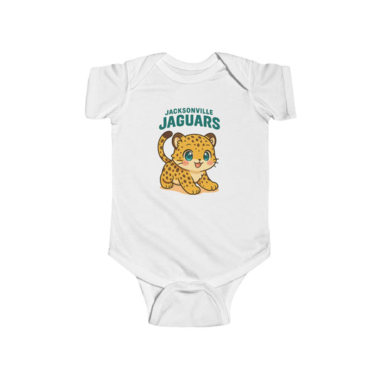 Tiny Roar Baby Bodysuit - Jaguar Infant Onesie