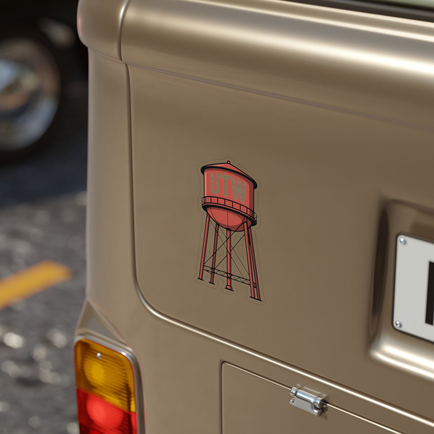 Union Terminal Warehouse Water Tower Sticker | Get Yours | Jax Humor