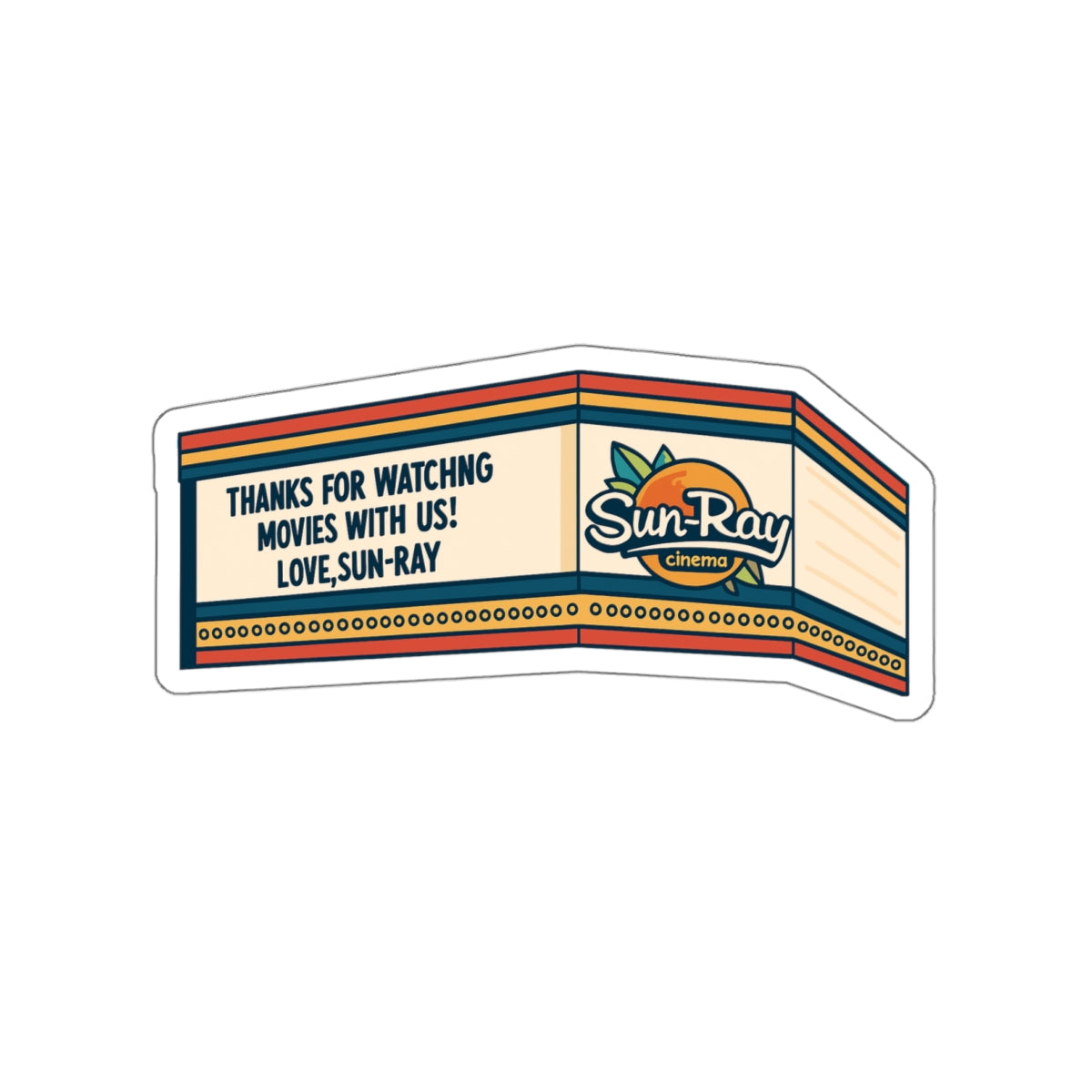 Five Points Cinema Sticker | Get Yours | Jax Humor