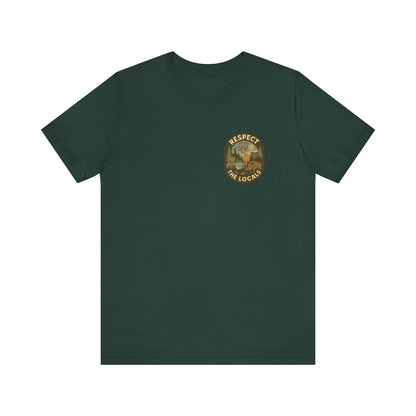 Respect The Locals Surf Tee | Get Yours Now | Jax Humor