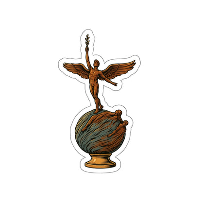 Memorial Park Life Sculpture Sticker | Get Yours | Jax Humor