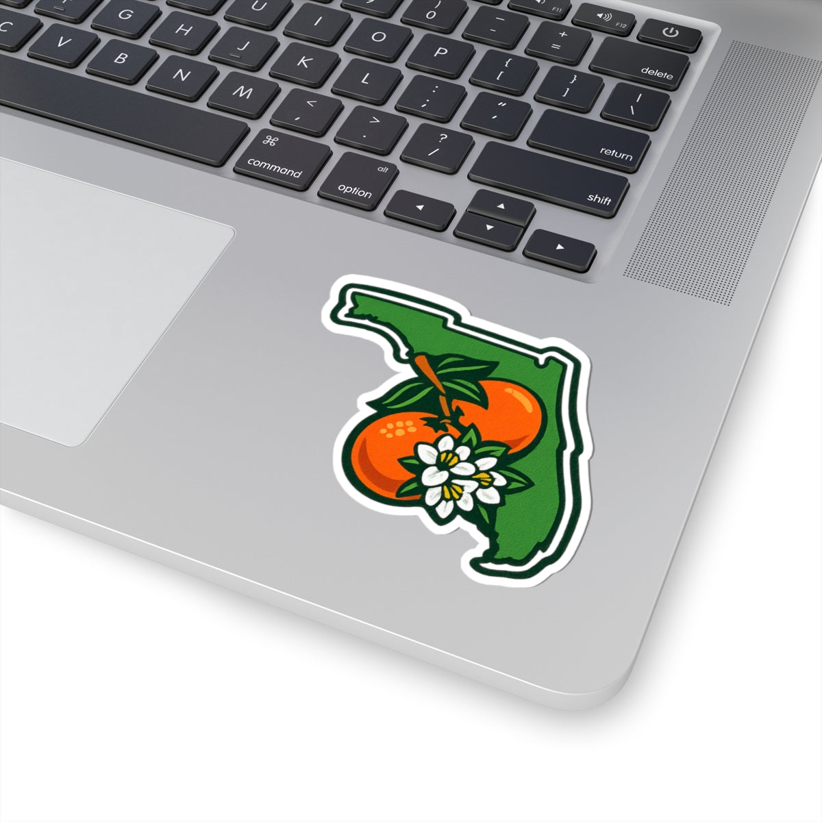 Florida Orange State Sticker | Kiss-Cut Vinyl Decal | Get Yours | Jax Humor
