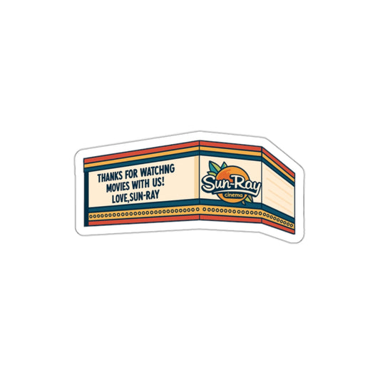 Five Points Cinema Die-Cut Stickers