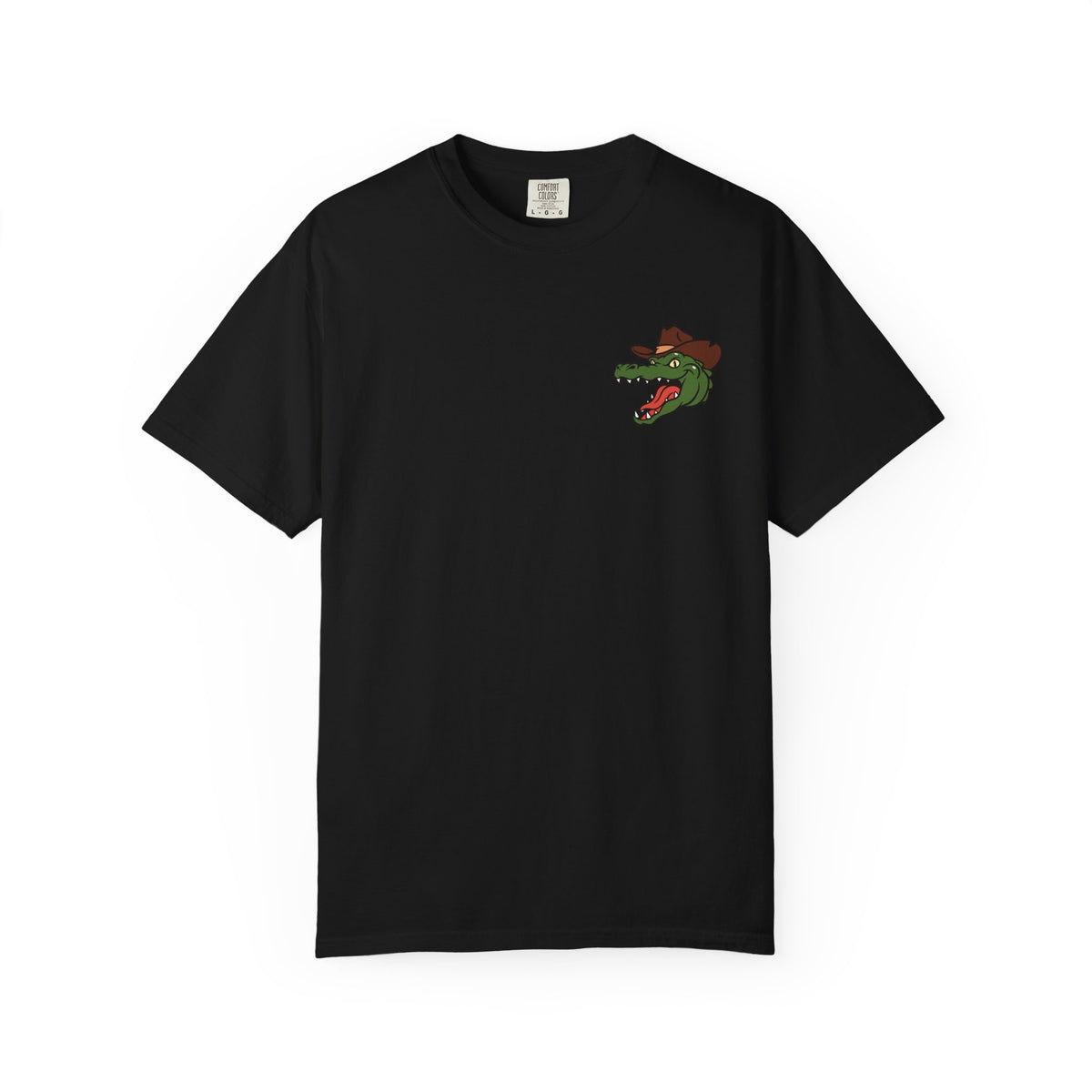 Jacksonville Rodeo w/ Front Logo T-Shirt: Vintage Cowboy & Alligator Rodeo Graphic Tee