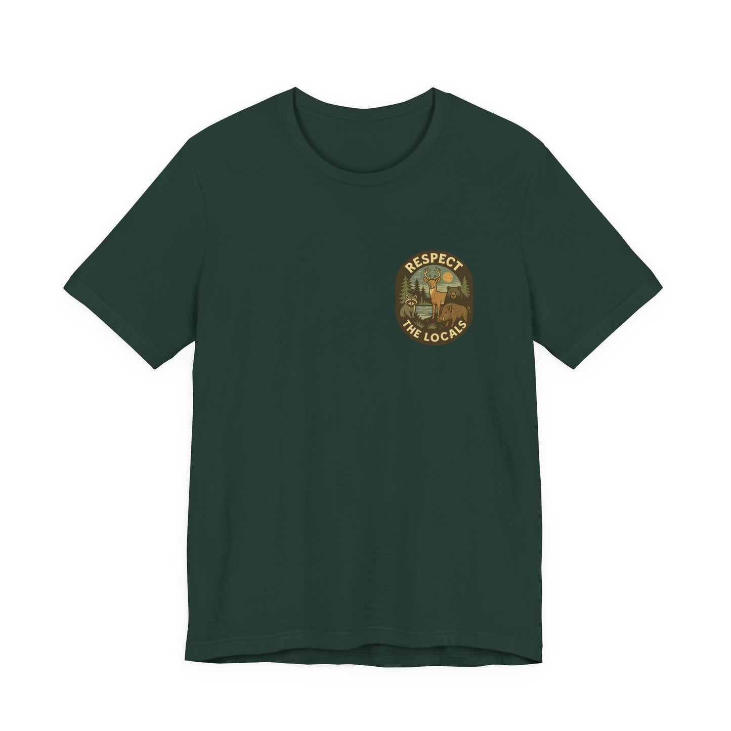 Respect The Locals Surf Tee | Get Yours Now | Jax Humor