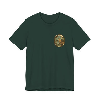 Respect The Locals Surf Tee | Get Yours Now | Jax Humor
