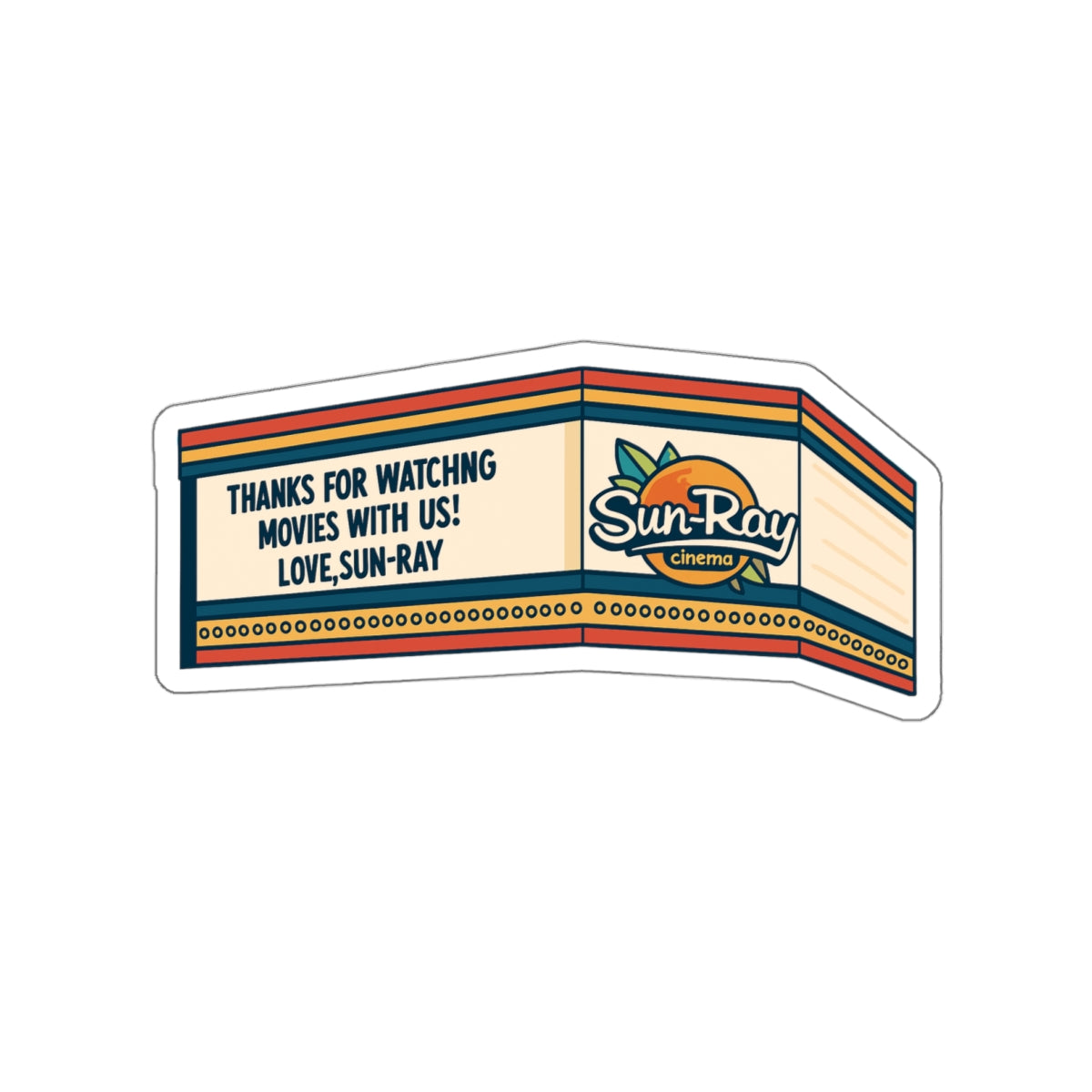 Five Points Cinema Sticker | Get Yours | Jax Humor