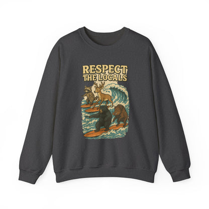 Respect the Locals: Surfs Up Sweater | Wear It Now | Preserve Wildlife | Jax Humor