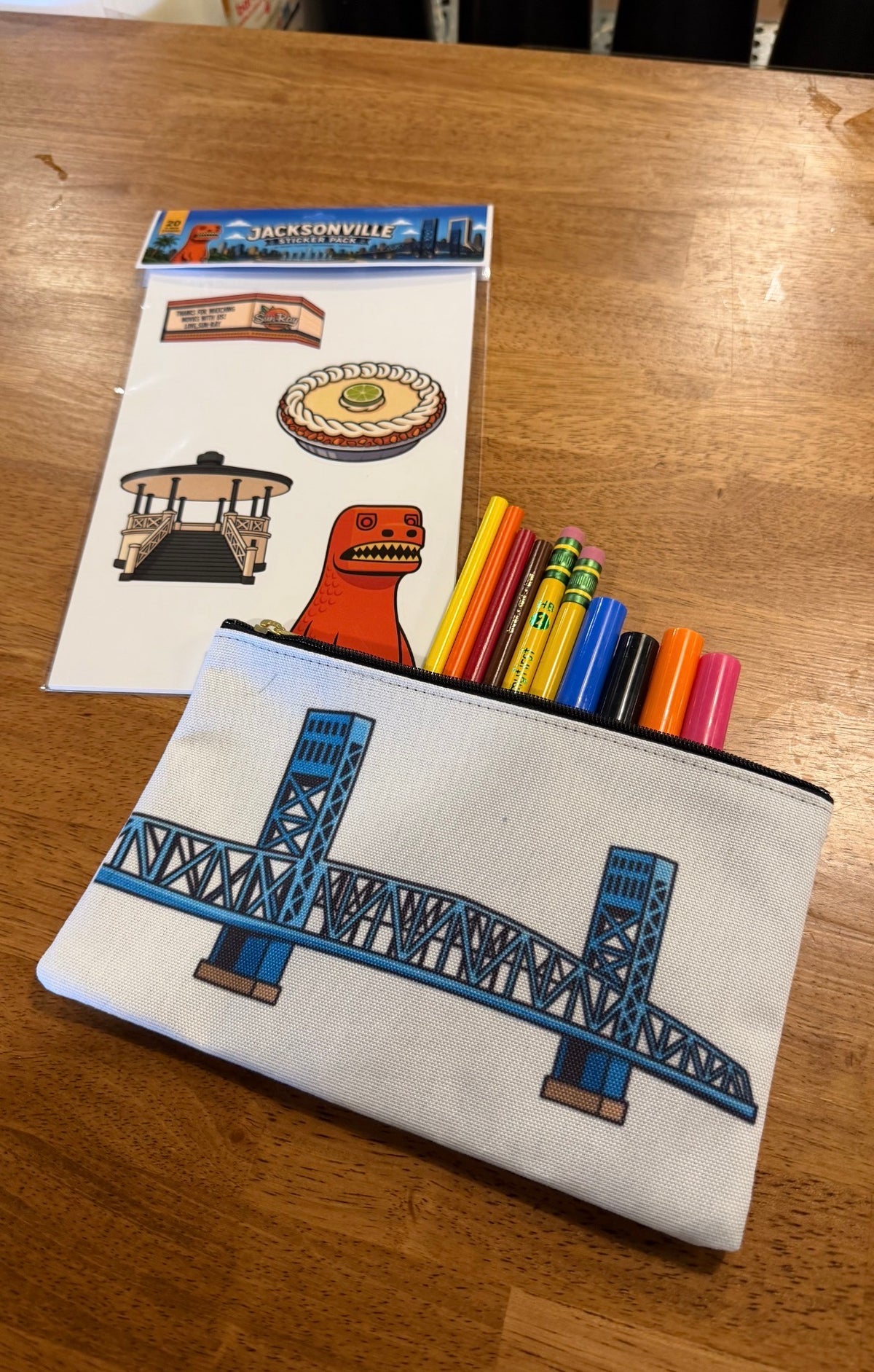 Main Street Bridge Accessory Pouch | Store It All | Jax Humor