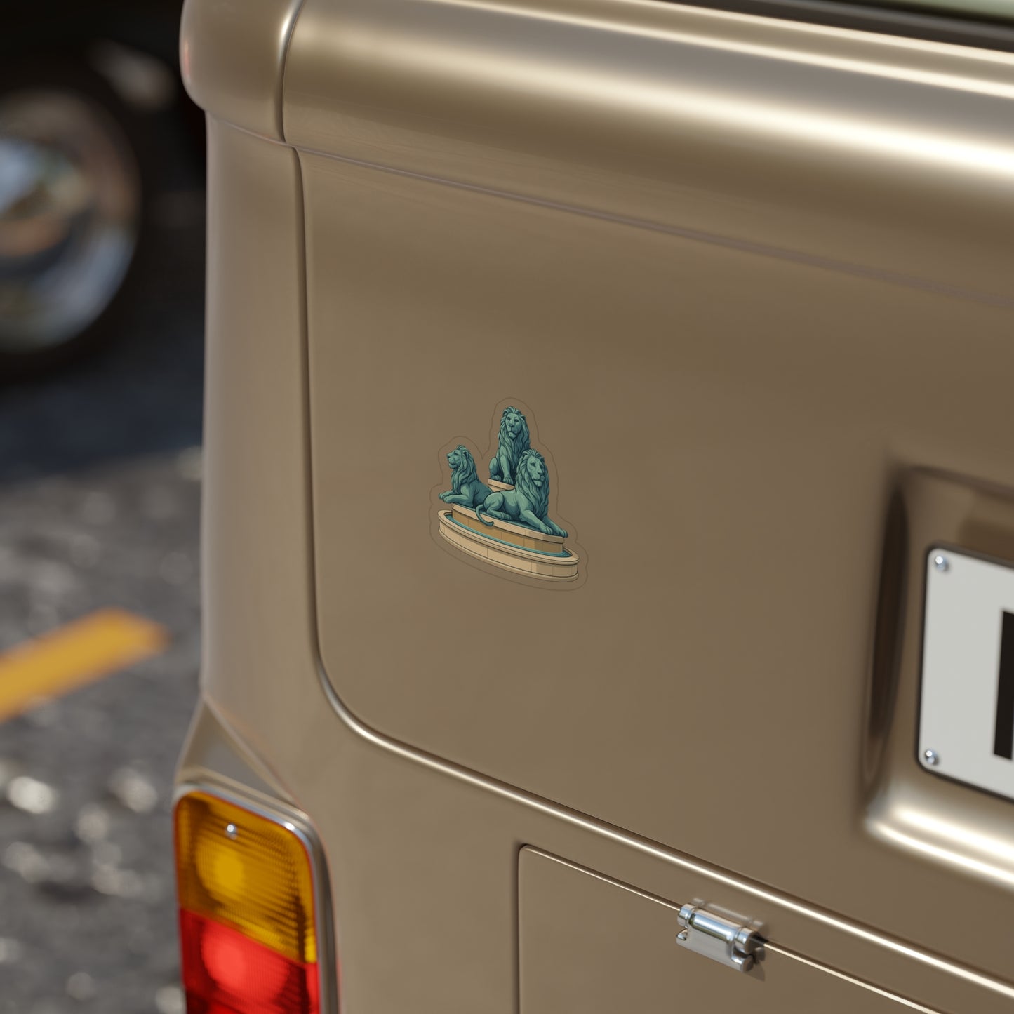 San Marco Lion Fountain Sticker | Get Yours | Jax Humor