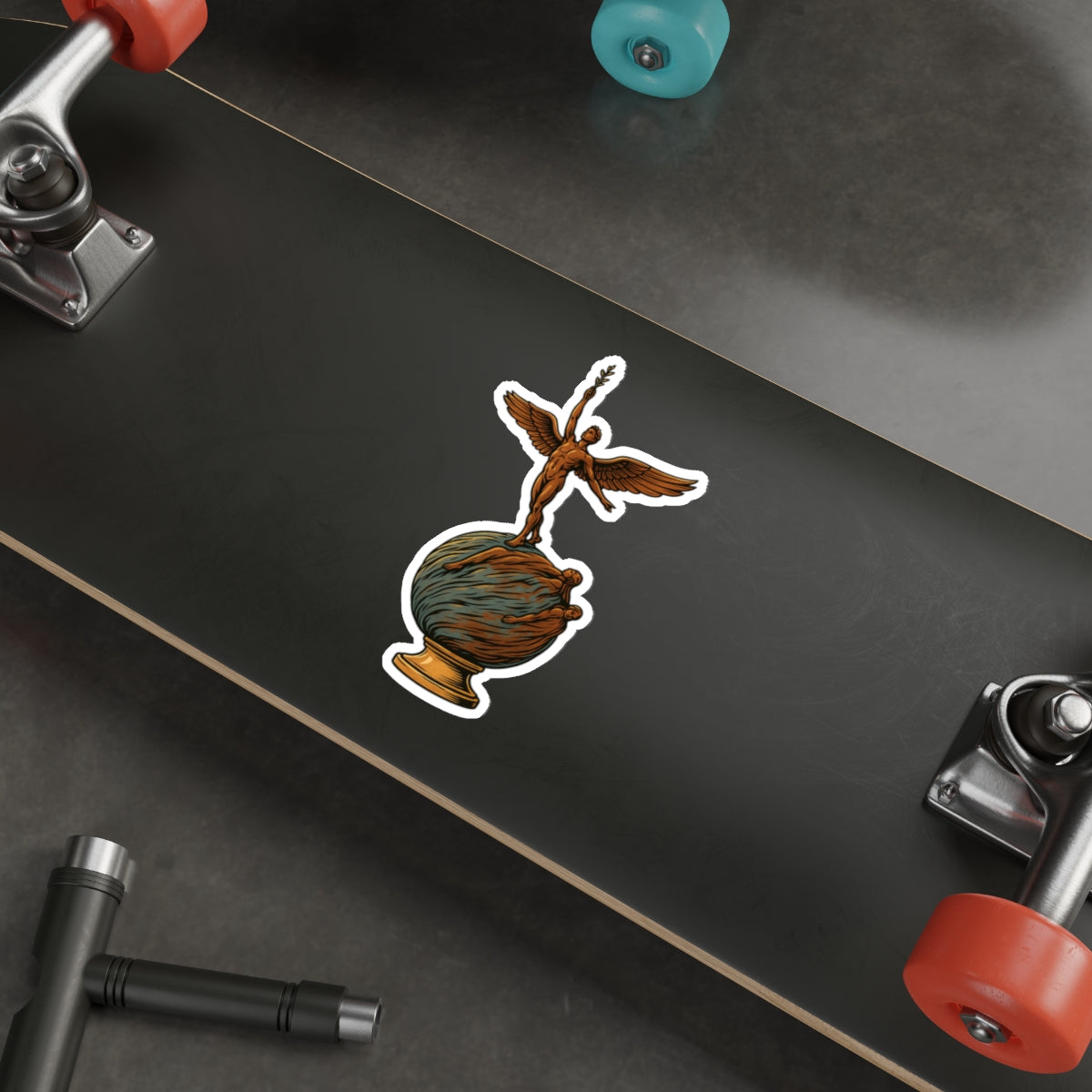 Memorial Park Life Sculpture Sticker | Get Yours | Jax Humor