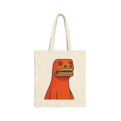 Rex The Dinosaur Canvas Tote Bag
