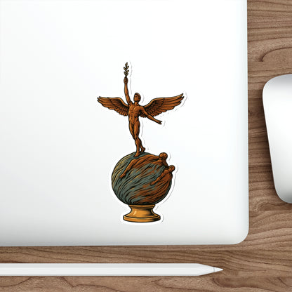 Memorial Park Life Sculpture Sticker | Get Yours | Jax Humor