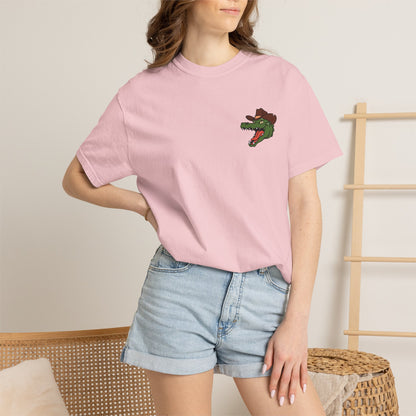 Jacksonville Rodeo w/ Front Logo T-Shirt: Vintage Cowboy & Alligator Rodeo Graphic Tee