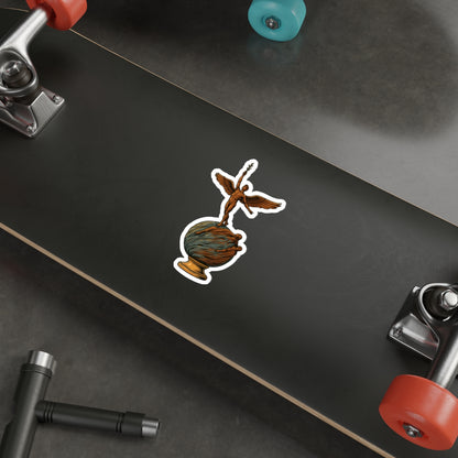 Memorial Park Life Sculpture Sticker | Get Yours | Jax Humor