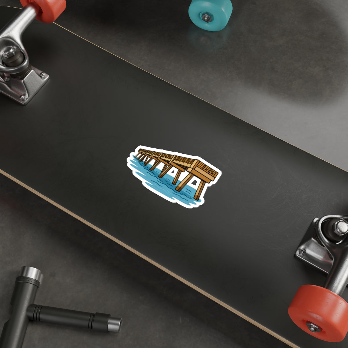 Jacksonville Beach Pier Sticker | Get Yours | Jax Humor