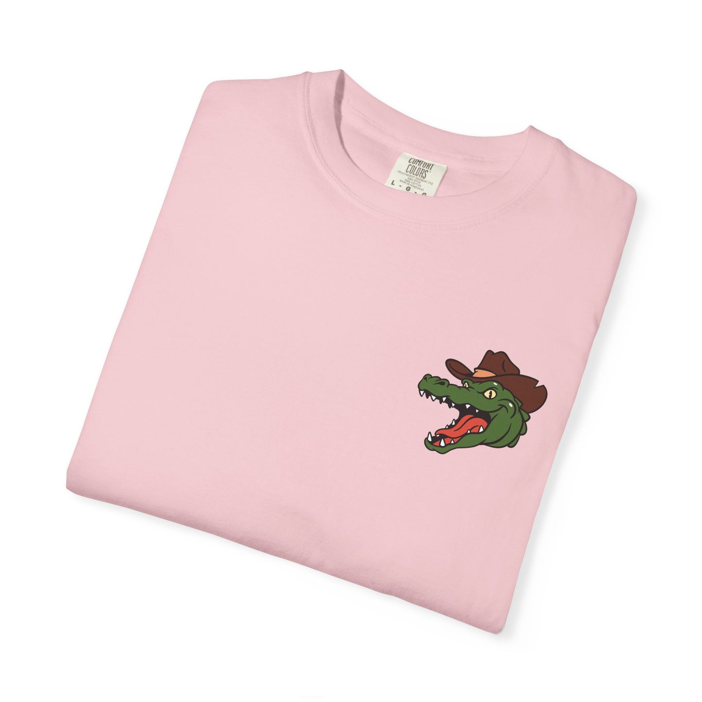 Jacksonville Rodeo w/ Front Logo T-Shirt: Vintage Cowboy & Alligator Rodeo Graphic Tee
