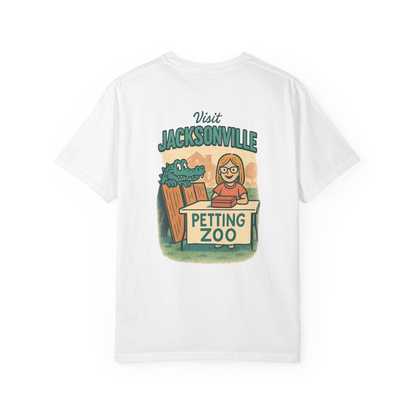 Jacksonville Petting Zoo: What Could Go Wrong | Retro Visit Jacksonville Graphic Tee