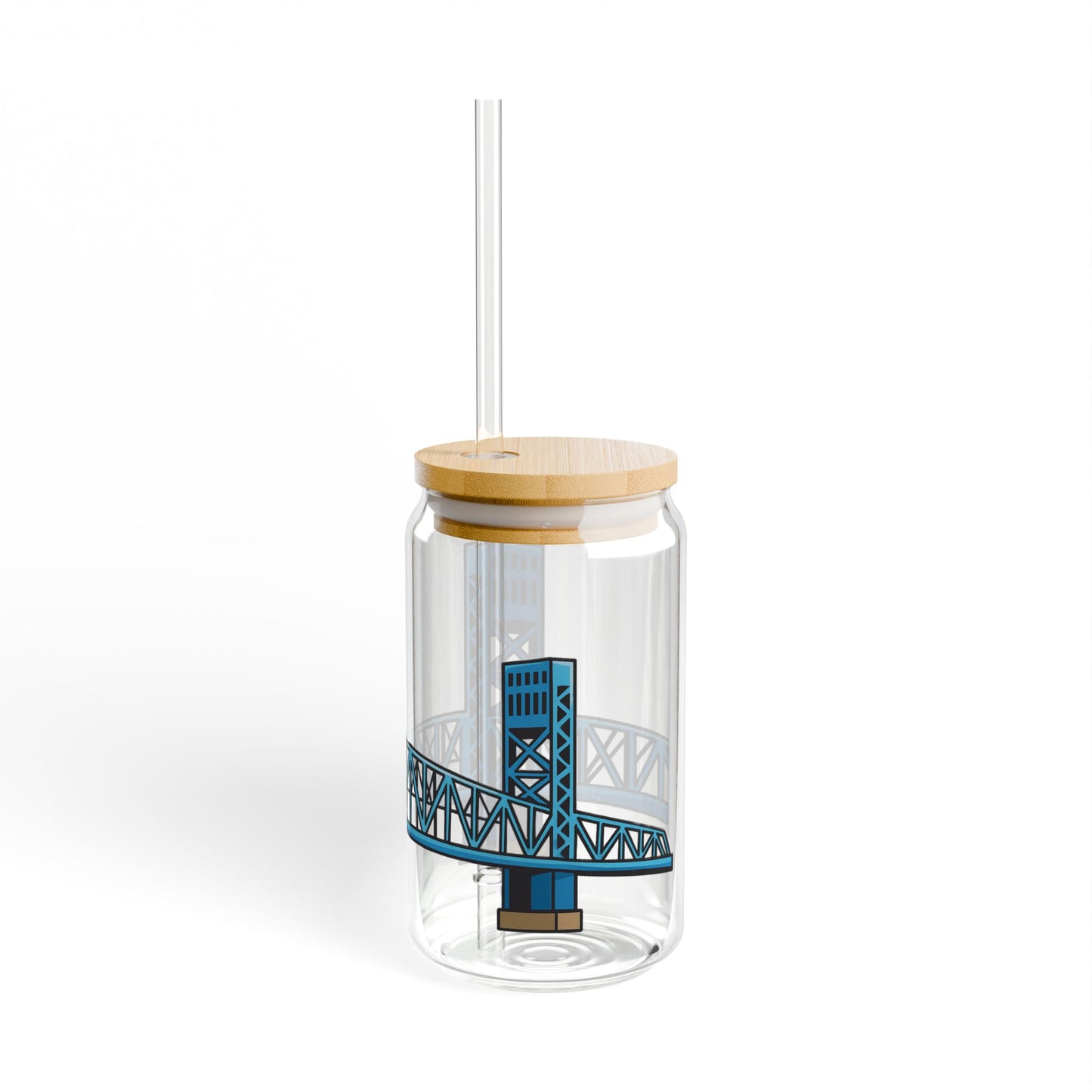 Main Street Bridge Sipper Glass, 16oz | Get Yours Today | Jax Humor